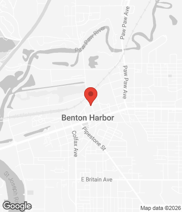 Map of The Livery - 190 5th St, Benton Harbor, MI, 49022, US
